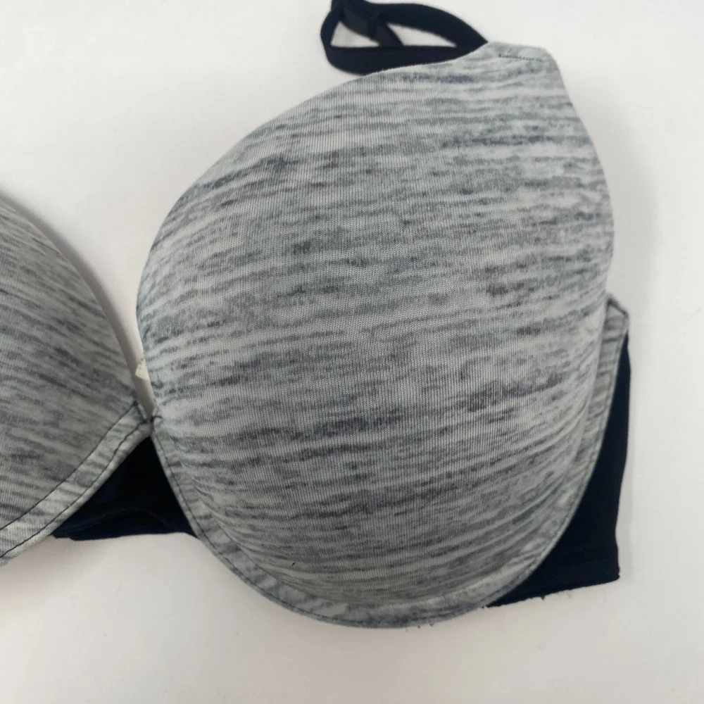Victorias‎ Secret Pink Wear Everywhere Lightly Lined Bra UW Gray Women's 32DD